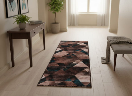 Sajalo Multi Geometric Design Runner