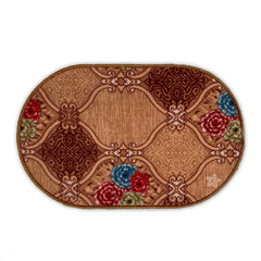 Sajalo Flower Oval Mat