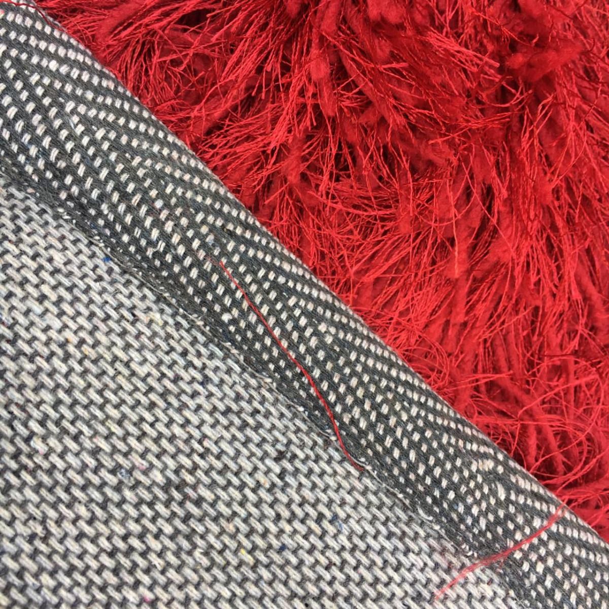 Orange C-Shaggy Rug 2.5x5ft