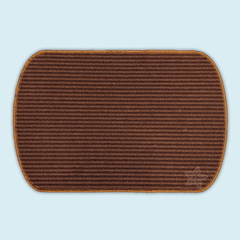 Brown Stripy Door Mat