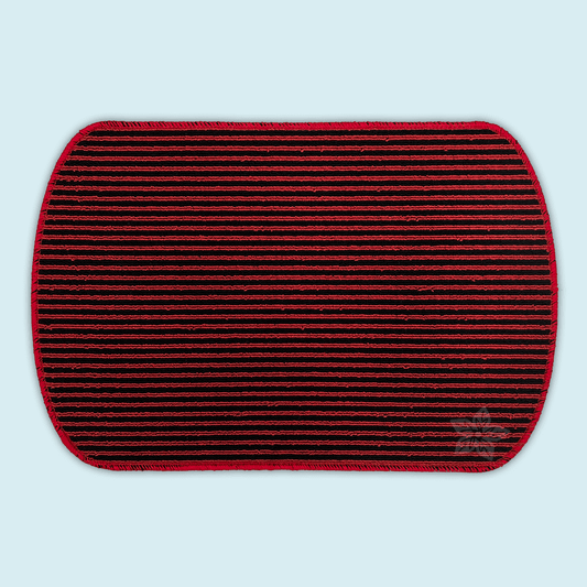 Red Stripy Door Mats