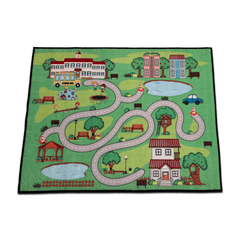 Sajalo City Map Kids Rug