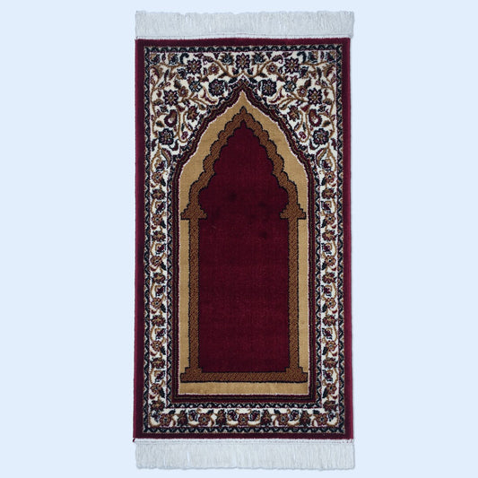 Sajalo Admina Red Jainamaz Multi  2.3x4ft