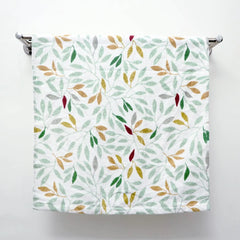 Midsummer Multicolor Wild leaves Hand Towel