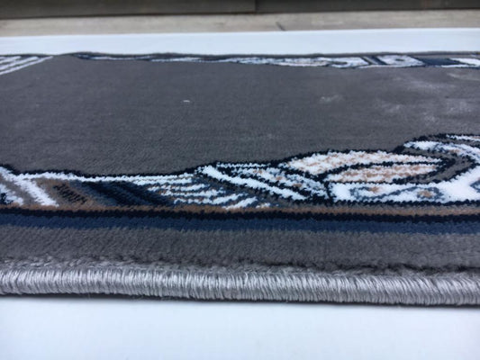 Sajalo Grey Adan Jainamaz 2.3x4ft
