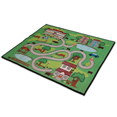 Sajalo City Map Kids Rug