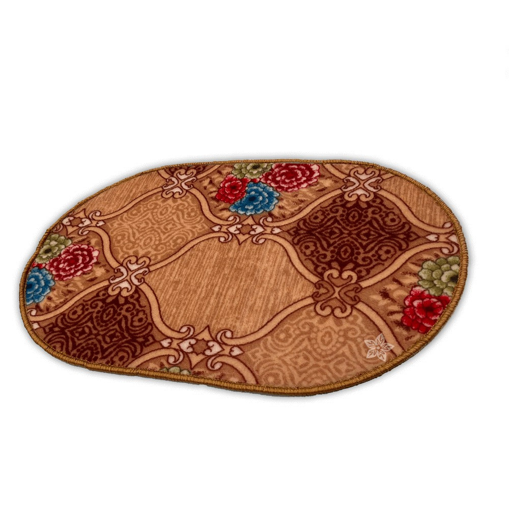 Sajalo Flower Oval Mat