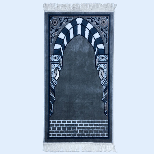 Sajalo Grey Adan Jainamaz 2.3x4ft
