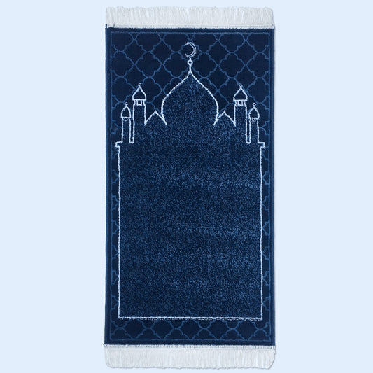 Sajalo Navy Mehrab Jainamaz 2.3x4ft