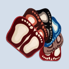 Orange Foot Mat