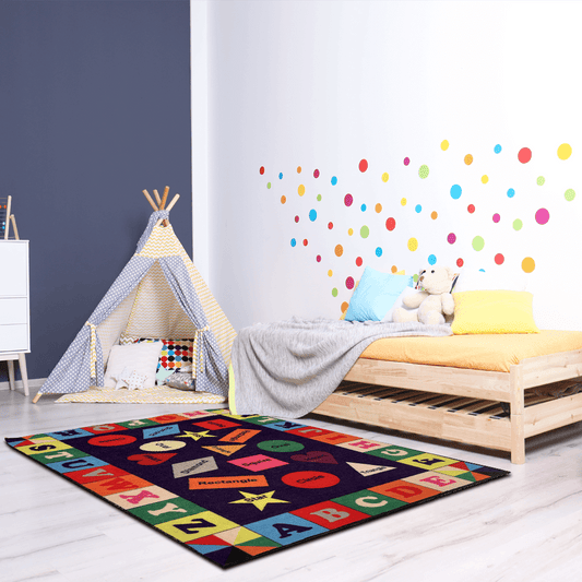 Sajalo Mathematical Shape Kids Rugs