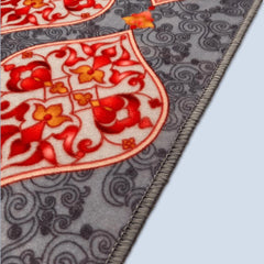 Sajalo Grey Flower ECO Runner 2x6Ft ( 24 x 72 inches )