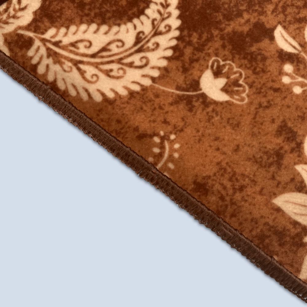 Sajalo Beige Leaf Eco Runner