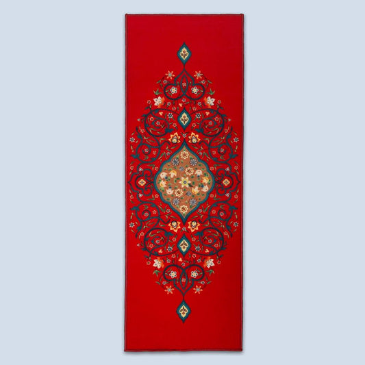 Sajalo Red Flower ECO Runner 2x6ft